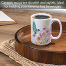 "Fanciful Flight" 15 oz. Decorative Ceramic Mug