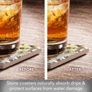 Sunny Scriptures Assorted Image Tumbled Tile Coaster 4 Pack