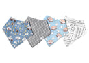Copper Pearl Bandana Bib Sets 4 Pack