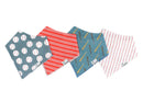 Copper Pearl Bandana Bib Sets 4 Pack