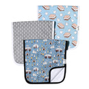 Copper Pearl Premium Burp Cloths 3 Pack