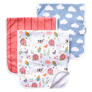 Copper Pearl Premium Burp Cloths 3 Pack