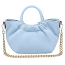 Valency Pleated Satchel With Magnetic Closure Purse