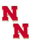 Enamel & Gold Husker Earrings
