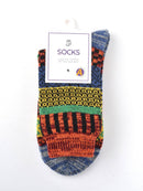 Rufia - Thick Mid-calf Socks for Winter: Green - Buenz Gifts