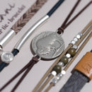 "Roam" Earthy Buffalo Hair Tie Bracelets: Small
