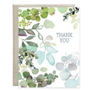 Boxed/Packaged Blank Note - Botanical Leaves (Thank You): Box of 8