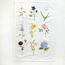 Garden flowers cotton flour sack tea towel - Buenz Gifts