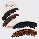 Banana Clip 2pc- Black & Tort - Buenz Gifts
