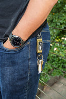 Tap To Pray® Tactical Carabiner Keychain: Black - Buenz Gifts