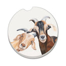 "Goats" Stone Car Coaster