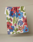 Plaid Floral Tea Towel - Buenz Gifts