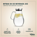 MITBAK 84-OZ Beverage Jug with Stainless Lid for All Drinks - Buenz Gifts