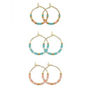 Combo 3, Petite Miyuki Delica Hoops