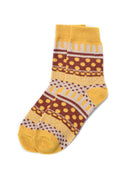 Rufia - 5 Pairs Bohemian Wool-Blend Socks Set: 7020 / ONE SIZE - Buenz Gifts