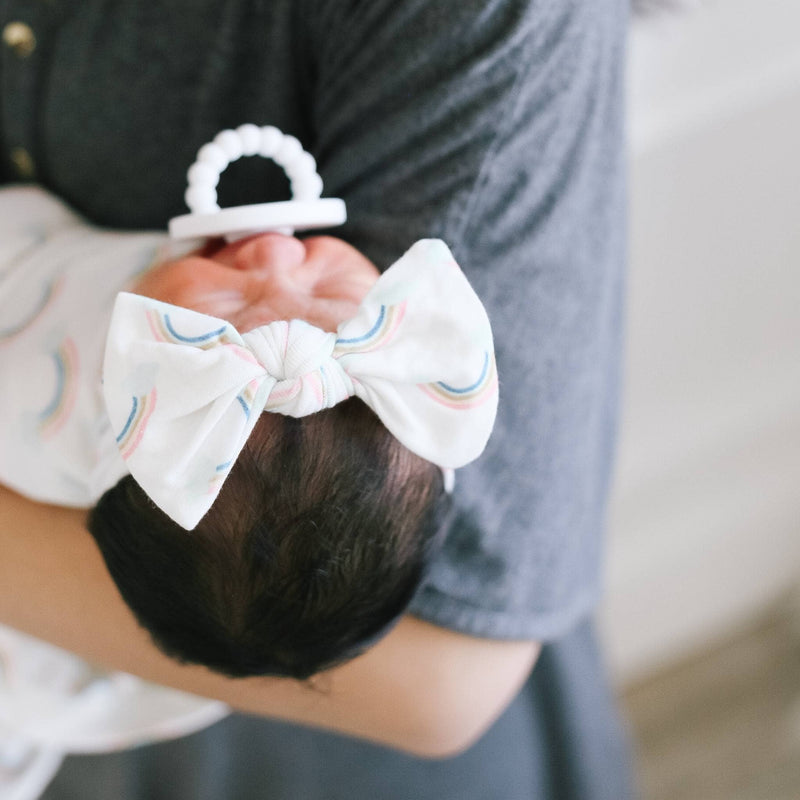 Knit Headband Bow - Daydream