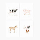 Farm animals assorted notecard set - Buenz Gifts