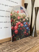 Floral 4th Of July Arch: 7.5x10.5" - Buenz Gifts