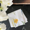 Garden flowers cotton flour sack tea towel - Buenz Gifts