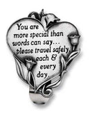 You Are More Special Heart Visor Clip - Buenz Gifts