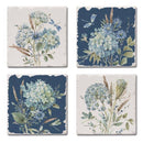 Bohemian Blue Assorted Image Tumbled Tile Coaster 4 Pack