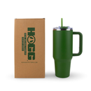 40oz POWDER COATED BIG SWIG TUMBLER: Navy Blue - Buenz Gifts