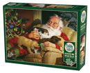 Santa's Quiet Time 1000pc puzzle