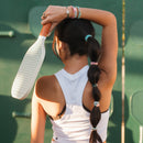 "Rally" Pickleball with Pink and Green Hair Tie Bracelets: Medium