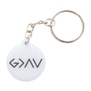 Tap To Pray® Acrylic Keychain: White + Cross - Buenz Gifts