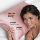 Satin Pillowcase Standard - Blush - Buenz Gifts