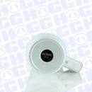 40oz SUBLIMATION CLEAR TRAVELER TUMBLER: WHITE - Buenz Gifts