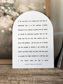 As the Years Pass Arch | Spring 2025 Decor: 7x10"