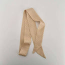 Scarvii - Vintage Floral Pattern Skinny Scarf: Khaki - Buenz Gifts