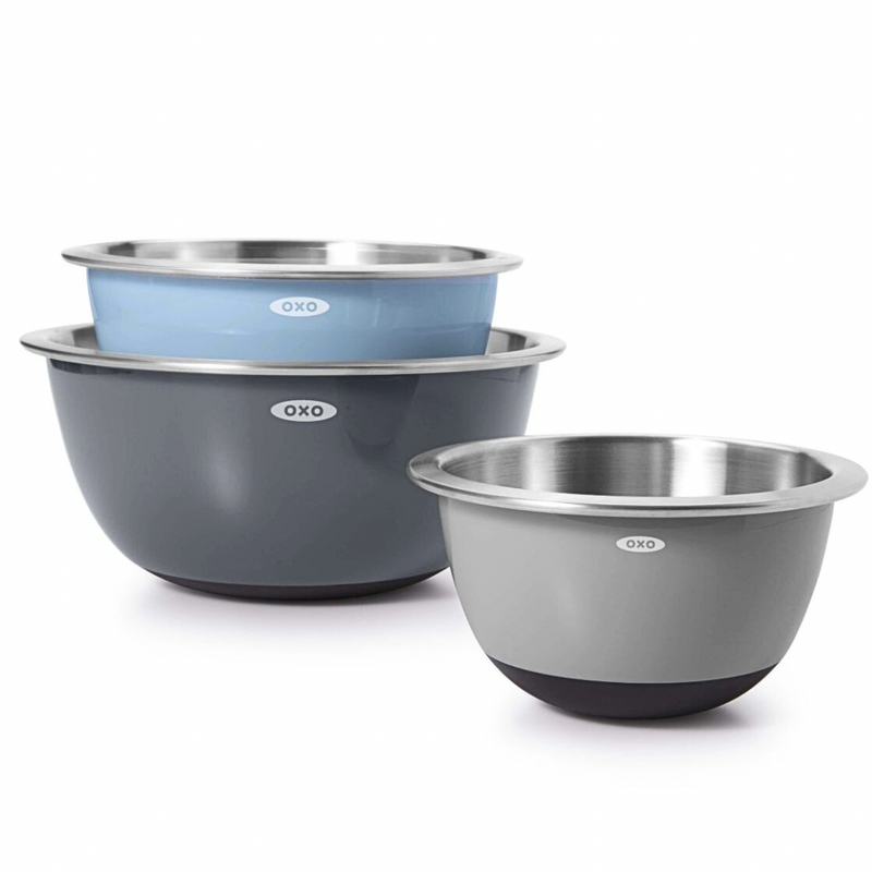 Oxo Good Grips Insulated Mixing Bowls 3 Piece Set - Buenz Gifts