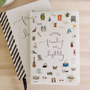 Living freely and lightly journal - Buenz Gifts