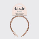 Recycled Plastic Zig Zag Headband 2pc - Neutral - Buenz Gifts