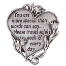 You Are More Special Heart Visor Clip - Buenz Gifts