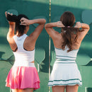 "Rally" Pickleball with Pink and Green Hair Tie Bracelets: Medium