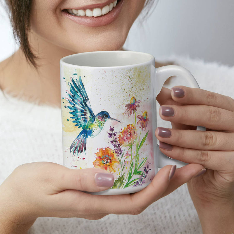"Fanciful Flight" 15 oz. Decorative Ceramic Mug