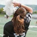 "Game Day" Red/White/Black Hair Bracelets