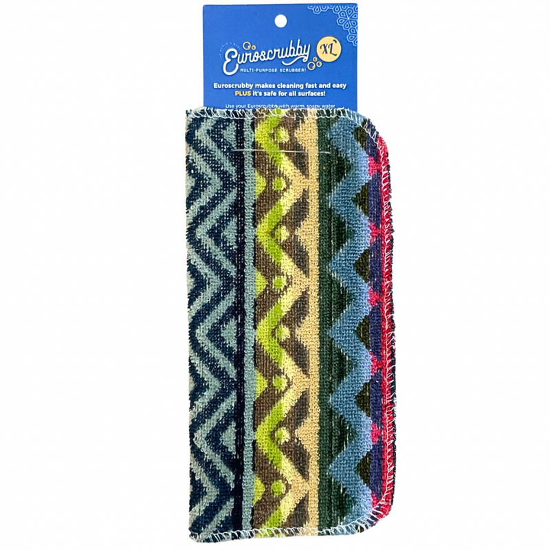 Euroscrubby Multicolored Rag Sponge XL Assorted