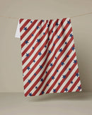 Patriotic Stripe Tea Towel - Buenz Gifts
