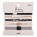 "Unity" Interlocking Charm Hair Tie Bracelet: Large