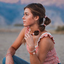 "Sweet" Pink Cherry Hair Tie Bracelets: Large - Buenz Gifts