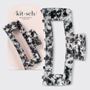 Eco-Friendly Jumbo Open Shape Claw Clip - Black - Buenz Gifts