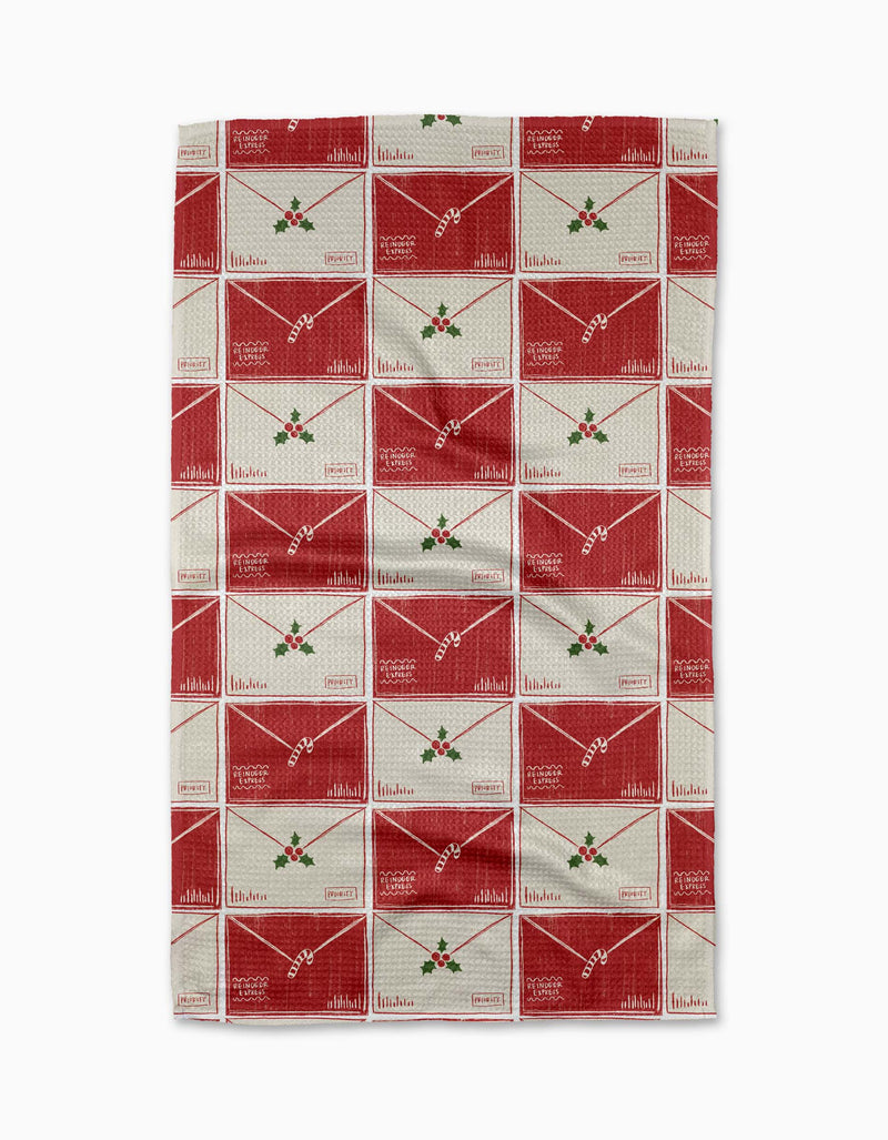 Christmas Letter Stack Tea Towel