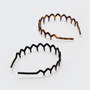 Zig Zag Headband 2pc - Black & Tort - Buenz Gifts