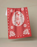 USA Cowgirl Tea Towel: Navy - Buenz Gifts