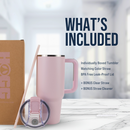 40oz POWDER COATED BIG SWIG TUMBLER: Marina Mist - Buenz Gifts