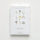 Garden flowers cotton flour sack tea towel - Buenz Gifts